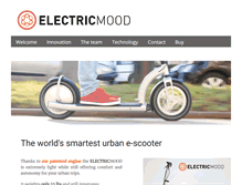 Tablet Screenshot of electricmood.com